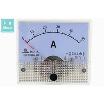 아날로그 패널 전류계 다이얼 전류 게이지 AC 미터 85L1 1A 2A 3A 5A 10A 15A 20A 30A 50A 75A 1 개, [09] 50A