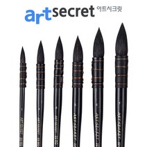 새한아트 아트시크릿 수채화 22RQ청설모(청솔모)수채화 몹브러쉬, 1개, 7호
