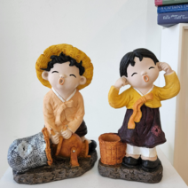 사보삼닷컴 뻥이요인형 한국전통 민속인형 세트상품, 남자아이+여자아이
