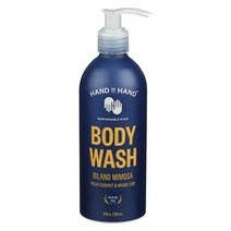 핸드인핸드 바디 워시 아일랜드 미모사 프레시 코코넛 & 망고 잎 향, 1개, 296ml