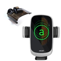 에어그립4 엠포 M4 자동감지 LED 차량용 고속무선 충전거치대 포르쉐전용 718 카이엔 마칸, 마칸/카이엔마운트 + M4