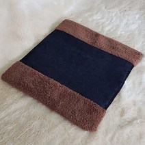 기능성방석 따듯한 따뜻한방석 겨울 극세사방석 극세사 레자방석 방석 브라운블랙 뽀글이방석