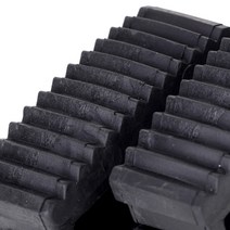 건설자재 건설현장 건설기계 교체 고무 스텝 사다리 미끄럼 방지 발판 안정적인 섀시 발 패드 1 쌍, 한개옵션0