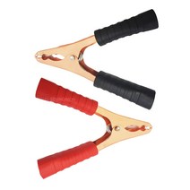 (주)승원전자 SAC_11 동클립 200A(적흑 2개발송) 점프선집게 어스집게 배터리 점프집게 동재질 악어클립, 상세페이지 참조