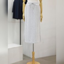 지컷 밴딩 핀턱 코튼 스커트(7252235800) 01