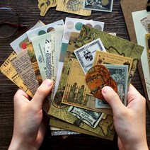 빈티지 레터링 랩핑지 배경지 떡메모지 다꾸 페이퍼, 1.악보화 (ME-596)