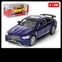 1:32 AMG GT63 다이캐스트 디오라마 스포츠카 모형차, 블루 프리 베이스