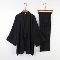 빠른항공배송 남성 벨벳기모 잠옷세트 유카타 남자