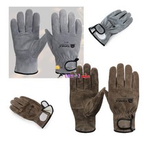 KameLo 알곤장갑 카멜로 811-L(회색) 내피유 손바닥이중덧댐 천연가죽 100%순면안감 손목조절밴드 캠핑용 그리인딩작업 돈피가죽 안전장갑 용접장갑 가죽장갑, 811-L내피유(회색)