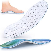 Walkomfy 심한 플랫 피트 Insoles Orthotic 아치 지원 정형 외과 신발 밑창 하이힐 발바닥 Fasciitis 남자