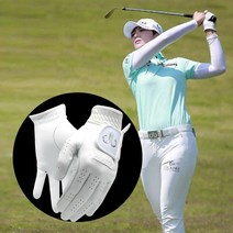 LPGA 박성현추천 드루 여성골프장갑 양가죽 왼손3장