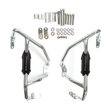 혼다 GL1800 F6C GoldWing DCT GL F6B 2018-2022 골드 윙 오토바이 엔진 가드 크래시 바 범퍼 프로텍터, 03 Chrome and Block