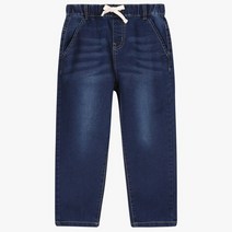 인디고뱅크키즈 [NC경산] 아동 키즈 여아 주니어 공용 얇고 편안한 어린이 청바지 밴딩 릴렉스핏 데님팬츠 IKTJ228L5