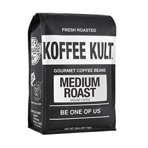 Koffee Kult 미디엄 로스트 그라운드 커피 32oz 콜롬비아 브라질, Ground, 2 Pound (Pack of 1)