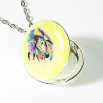 사진목걸이 HummingBird170 layering 드림캐처 말horse 32mm 인생아이템 로켓 빈티지 목걸이 +각인전사