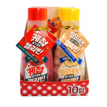 케첩 용기모양 젤리빈 45g x 5p + 마요네즈 용기 모양 젤리빈 45g x 5p, 3세트
