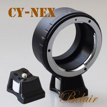 Contax Yashica CY 렌즈-E 마운트 nex 어댑터 링 NEX-3/C3/5/5N/6/7호환삼각대 스탠드 포함 A7 A5100 카메, 한개옵션0