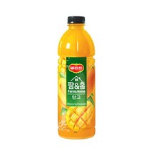 칠성 델몬트 팜앤홈 망고 과일주스 음료수 사무실 탕비실 1.2L 6본 1세트, 22세트