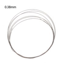 0.38mm 수퍼 페인 다이아몬드 와이어 절단 톱날 비제는 금속 대리석 화강암 1 미터/로트 DIY 보석 도구, 0.38mm b, 01 0.38mm B