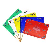 천황오방기(소/중/대) 공단 신점 깃발 무구 무당 굿 법당 무속용품 불교용품, 대