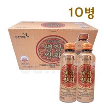 영진약품 프리미엄 생강쌍화 120ml/쌍화농축액 작약 천궁 당귀 숙지황 감초 계피 생강 대추 드링크 음료, 120ml, 10병
