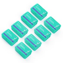 샤오미 닥터베이 일회용 손잡이치실 1팩 50개입, 8팩