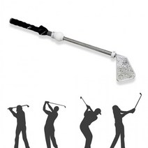 골프 퍼팅 스윙연습기 헤드형 골프연습채 비거리 근력 향상, E헤드형 골프스윙스틱