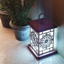 LED 전통 한지 무드등 만들기 DIY 키트 조명 인테리어 소품, 격자살