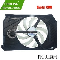 PALIT RTX2060 STORMX 6GB2060 STORMX OC 6GB GTX 1660 StormX 6144MB용 FDC10U12S9-C 그래픽 카드 방열판 팬