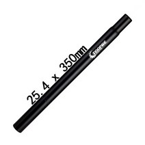 MTB 자전거 시트 포스트 25.4/27.2/28.6/30.4/30.8/31.6mm 알루미늄 합금 시트 튜브 350 450mm 산악 자전거 자전거 시트 포스트, A Black 25.4x350