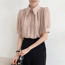 브리스살롱 (bs2394) 럭셔리무드 로맨틱 여성 오피스룩 여름 블라우스