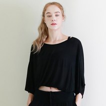텐셀 퀵드라이 와이드 탑 커버업 3color, 블랙