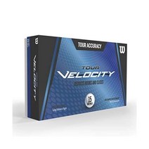 WILSON Tour Velocity Accuracy 골프공 [15공], White