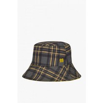KOLON SPORT 체크 리버시블 버킷햇QERFX22320GRY