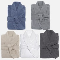 송월타월 프리미엄 호텔가운30수 40수, 고중량 연회색M, 1개