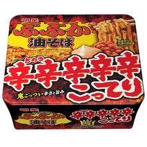 묘죠 붑카 아부라소바 맥스 스파이시 라면 163g 12팩/ Myojo Bubuka Oil Soba Spicy Spicy Spicy