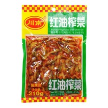 천미방 중국식품 촨남 홍유 짜차이 하반채 짜사이, 210g, 1개