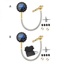 마노미터 기압계 차압계 밸브 캡 코어 정밀 릴리스 버튼이 신속한 타이어 디플레이터는 오프로드 신속하게 압도, Set 2