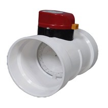 에어드라이버 전동 댐퍼 ABS 전기 PVC 파이프 풍량 제어 밸브 75mm 110mm 200mm 원형 공기, 03 160mm