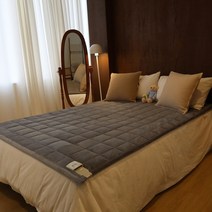 카보니 탄소매트 카본 전기 온열 어싱 매트 전자파없는 숯발열선 싱글, 딥퍼플