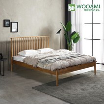 우아미가구 모노 헤베아 원목 슈퍼싱글 침대프레임 FC5010, 브라운