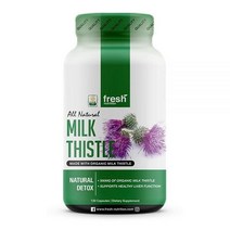 밀크 씨슬 유기농 - 2000mg 120회 분량 - 강력함 - 4개월 분량 - CCOF 유기농 - 실리마린 티실린 씨앗 표준화 추출물 4:1 캡슐 - 미국 제조