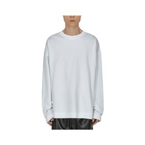 드리스반노튼 22SS Hegland 오버사이즈 긴팔 티셔츠 [화이트] 221-021143-4604 001