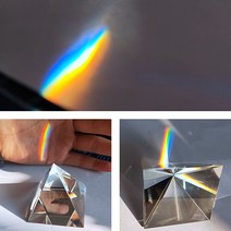 유리 피라미드프리즘 광학실험 크리스탈 무지개 사진촬영, 프리즘GD08321