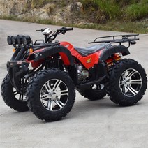ATV 사륜바이크 사발이 오토매틱 150cc 빅 비치오토바이, 레드, 세트 1