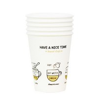 [624CONTAINER]테이크아웃종이컵8온 스(50개-1줄)포장훼손 반품불가, ★단일상품