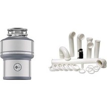 InSinkErator 쓰레기 처리기 Evolution Excel 1.0 HP 연속 공급 및 PF WaterWorks PF0989 설치 키트 흰색, 단일모델명/품번