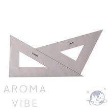 VEDANE 코링삼각자 15CM 2개 이등변삼각자