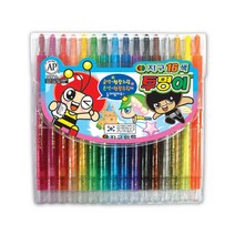 지구화학 투명이 돌돌이색연필 16색, 단품