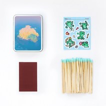 틴케이스 디자인 성냥 [한국여행 시리즈] - 우도